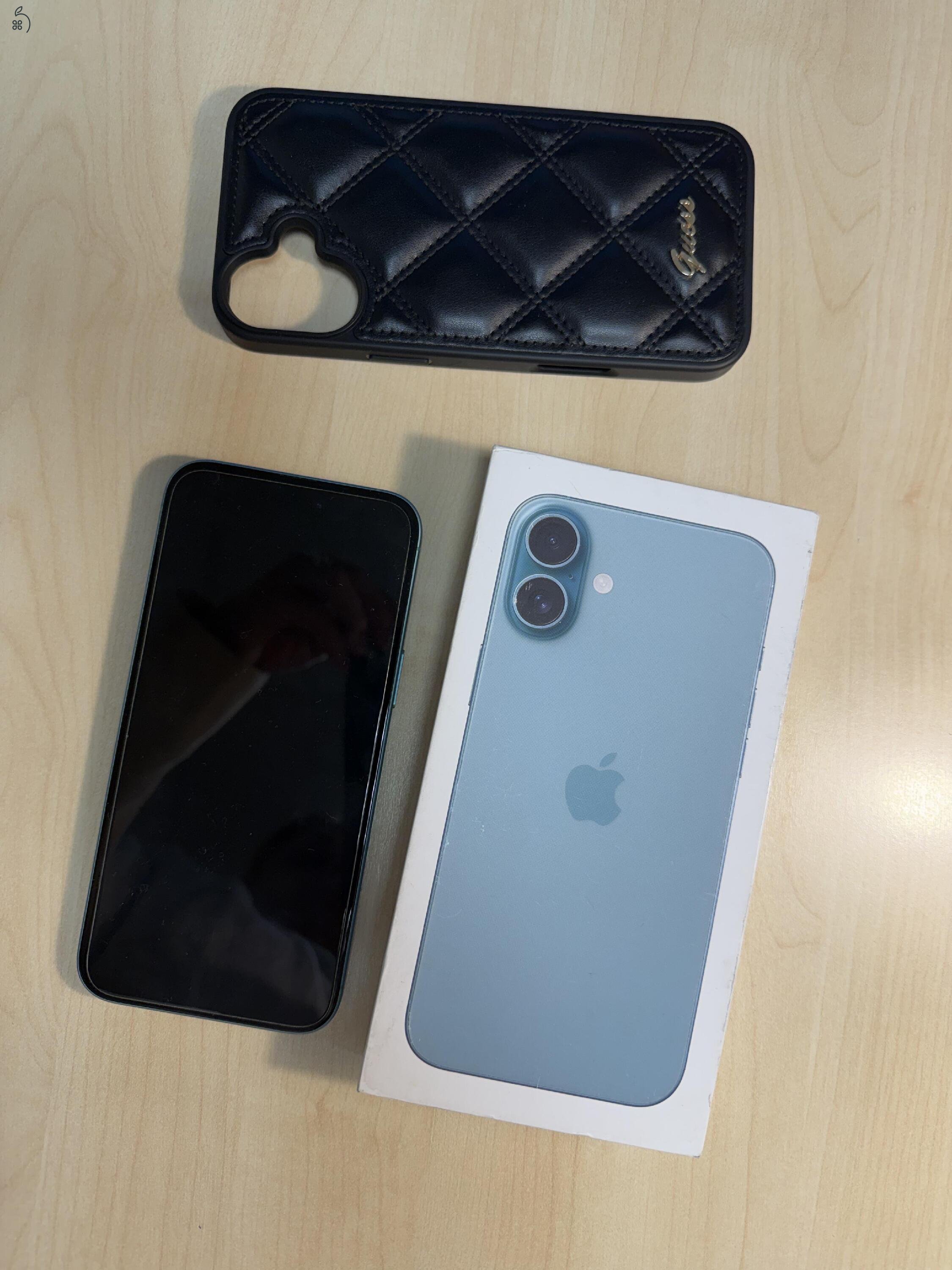 Iphone 16 Plus 128 GB kártyafüggetlen, zsályazöld