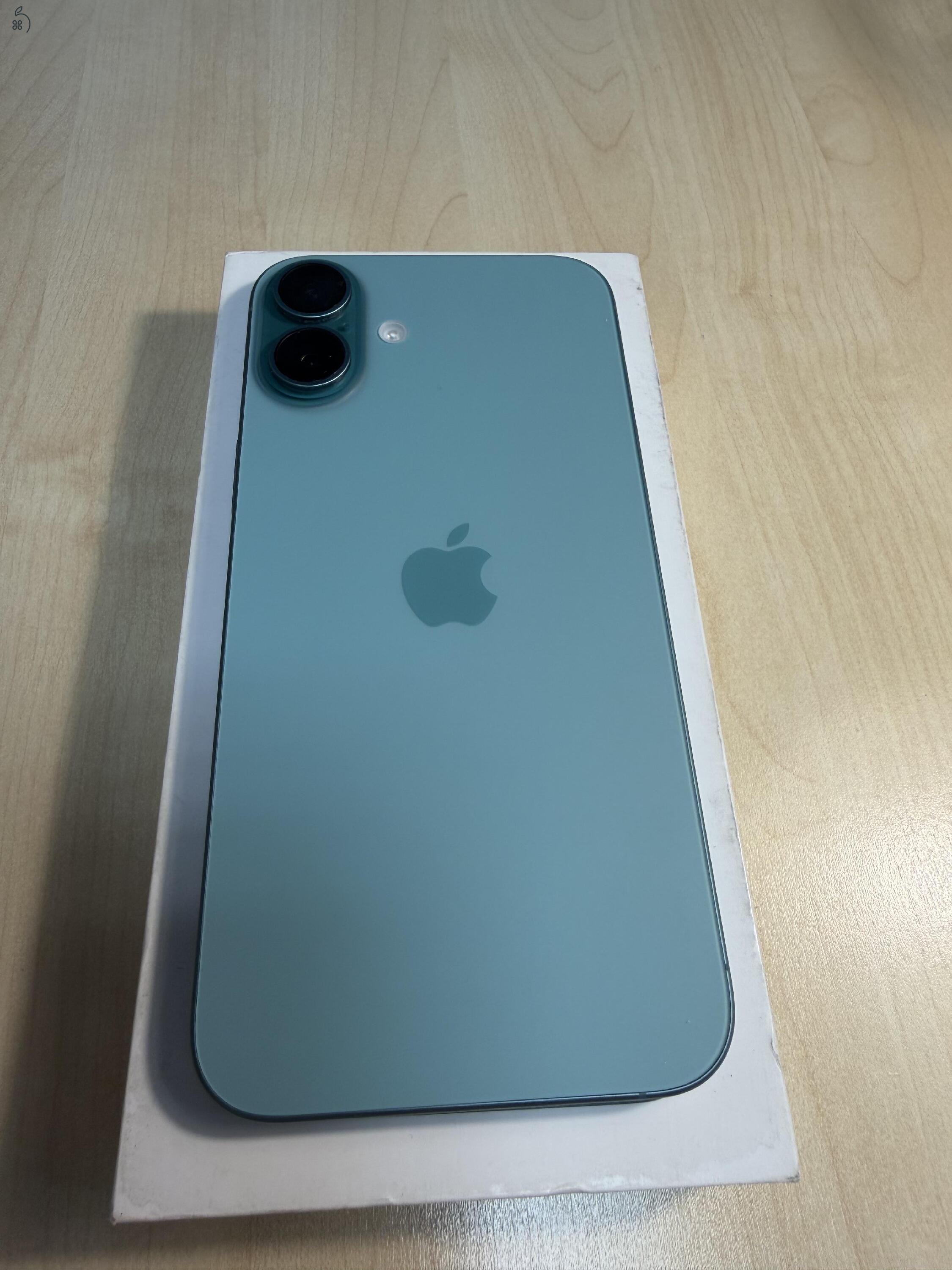 Iphone 16 Plus 128 GB kártyafüggetlen, zsályazöld