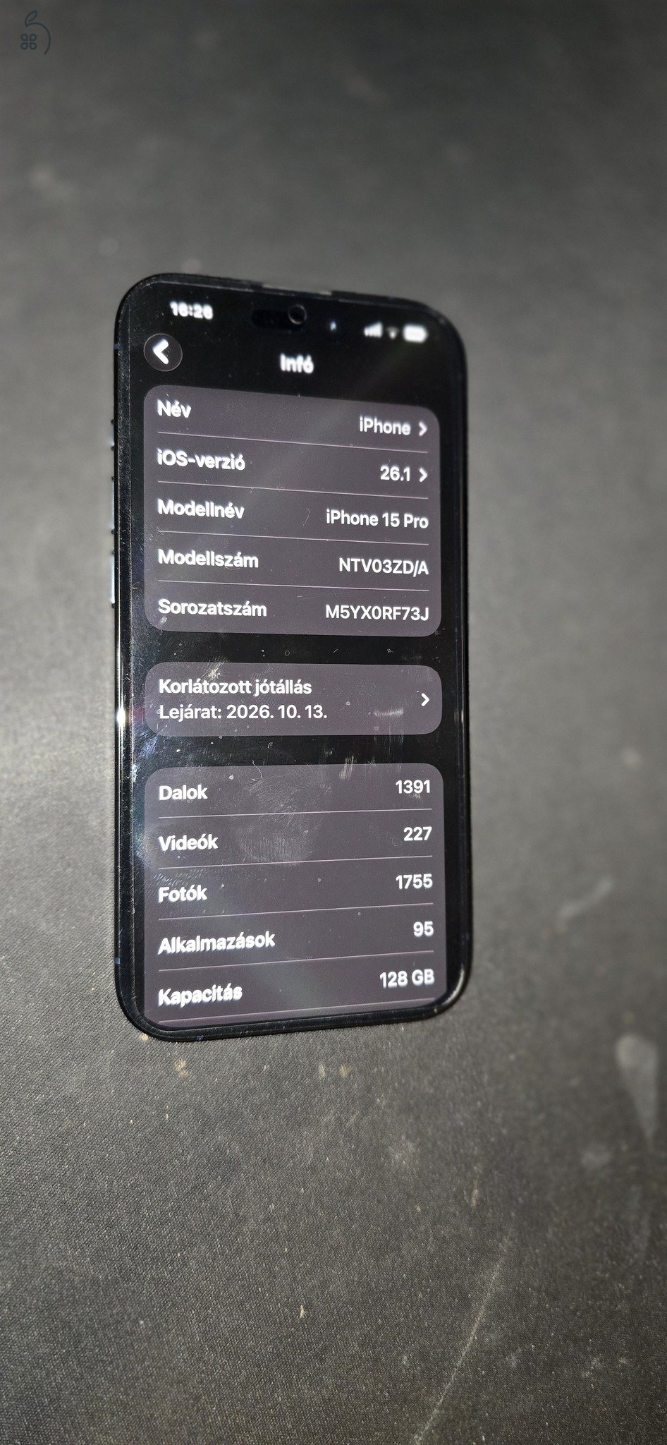 iPhone 15Pro NavyBlue 128Gb