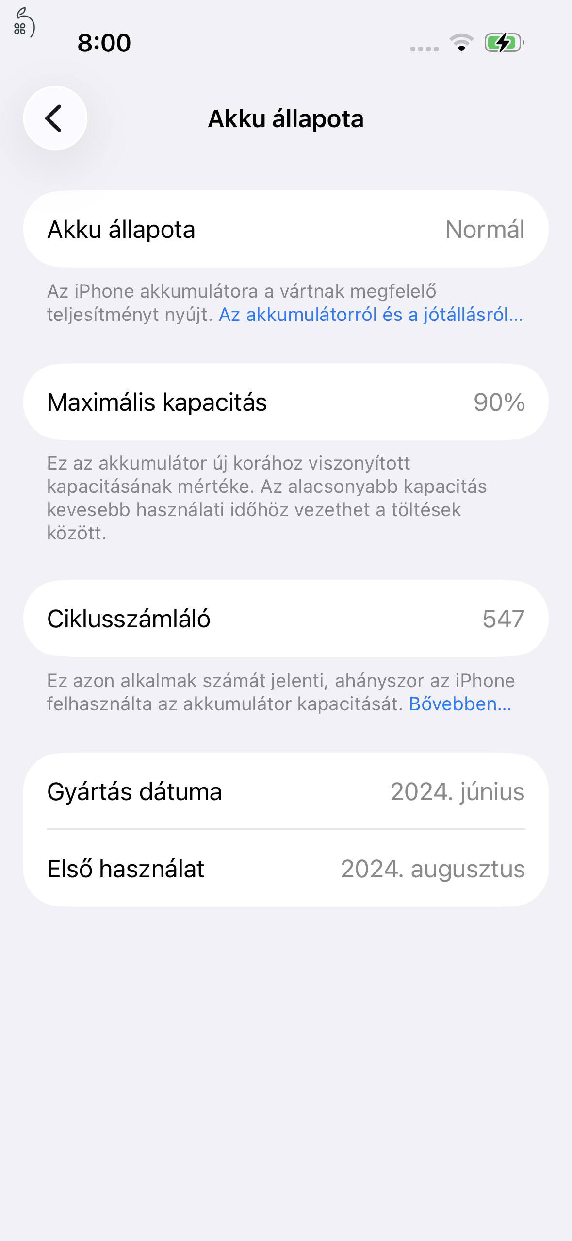 IPhone 15 pro fekete 128gb megkímélt 