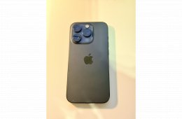 IPhone 15 pro fekete 128gb megkímélt 