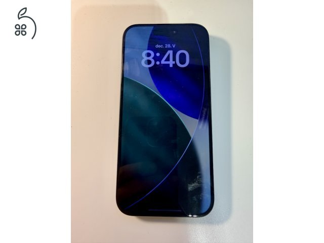 IPhone 15 pro fekete 128gb megkímélt 