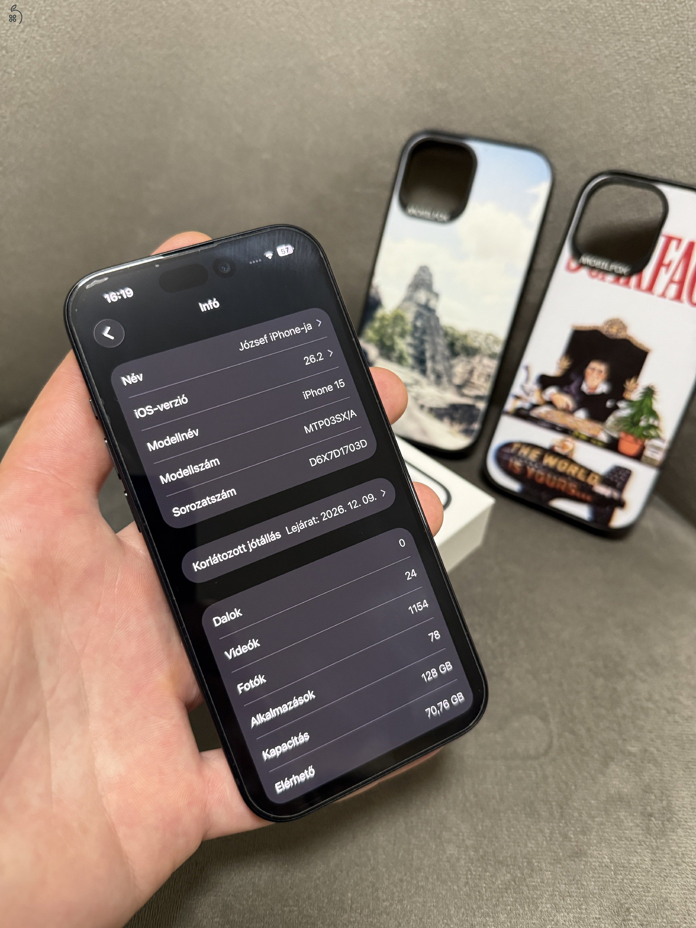 Új Iphone 15 128 gb EURONICS