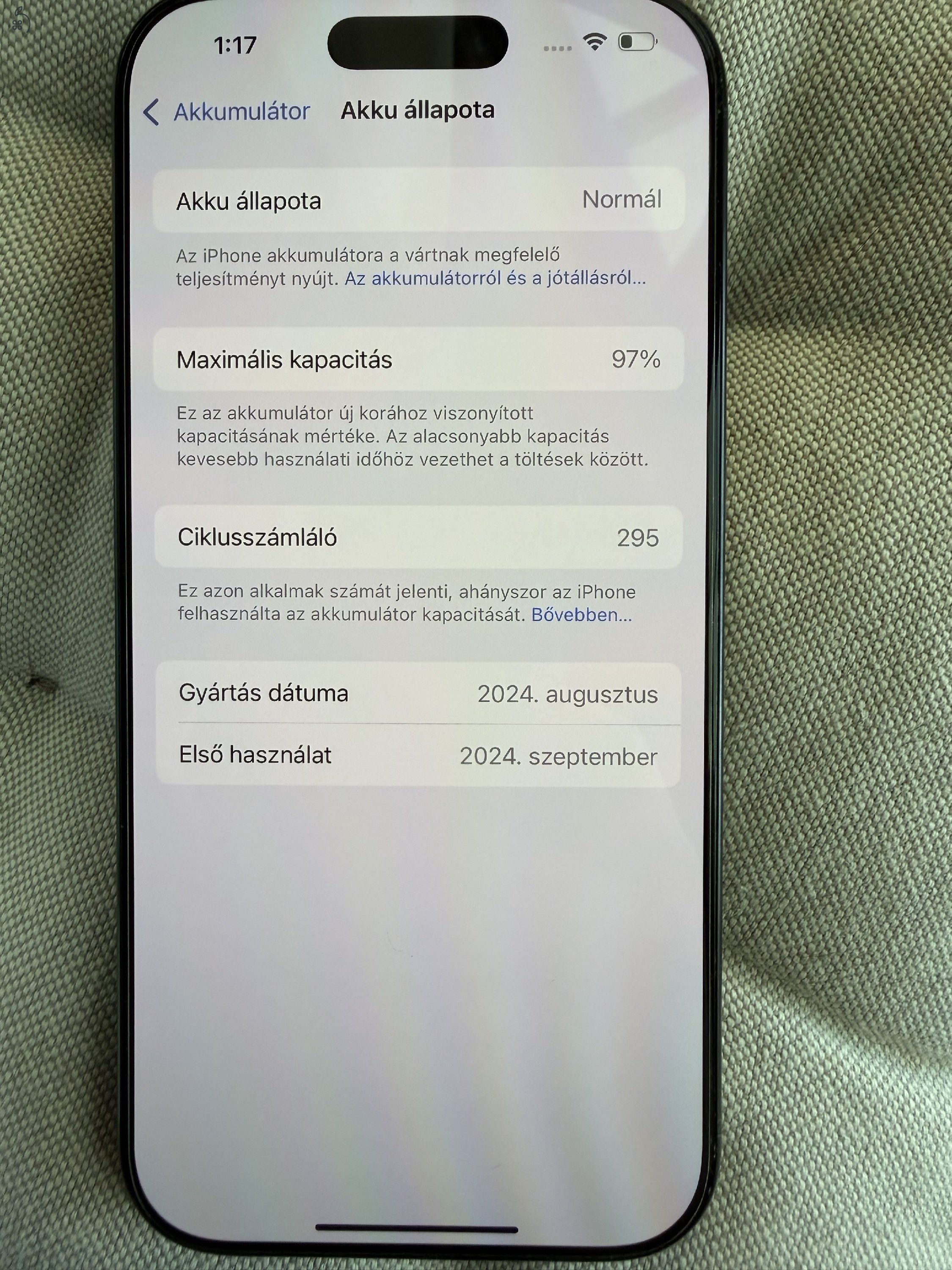 Iphone 16 Pro black titanium 256 Gb