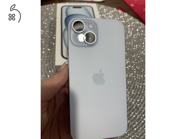 Makulátlan iPhone 15 128 GB kék