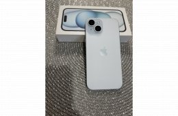 Makulátlan iPhone 15 128 GB kék