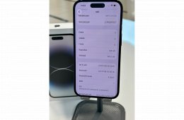 Újszerű iPhone 14 Pro 128GB Fekete 82% Akku Független 3Hó Gar + Beszámítás 