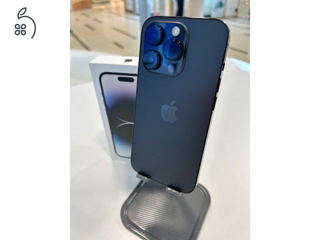 Újszerű iPhone 14 Pro 128GB Fekete 82% Akku Független 3Hó Gar + Beszámítás 