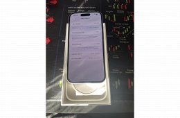 Apple Iphone 16 128GB fehér, kártyafüggetlen, hibátlan