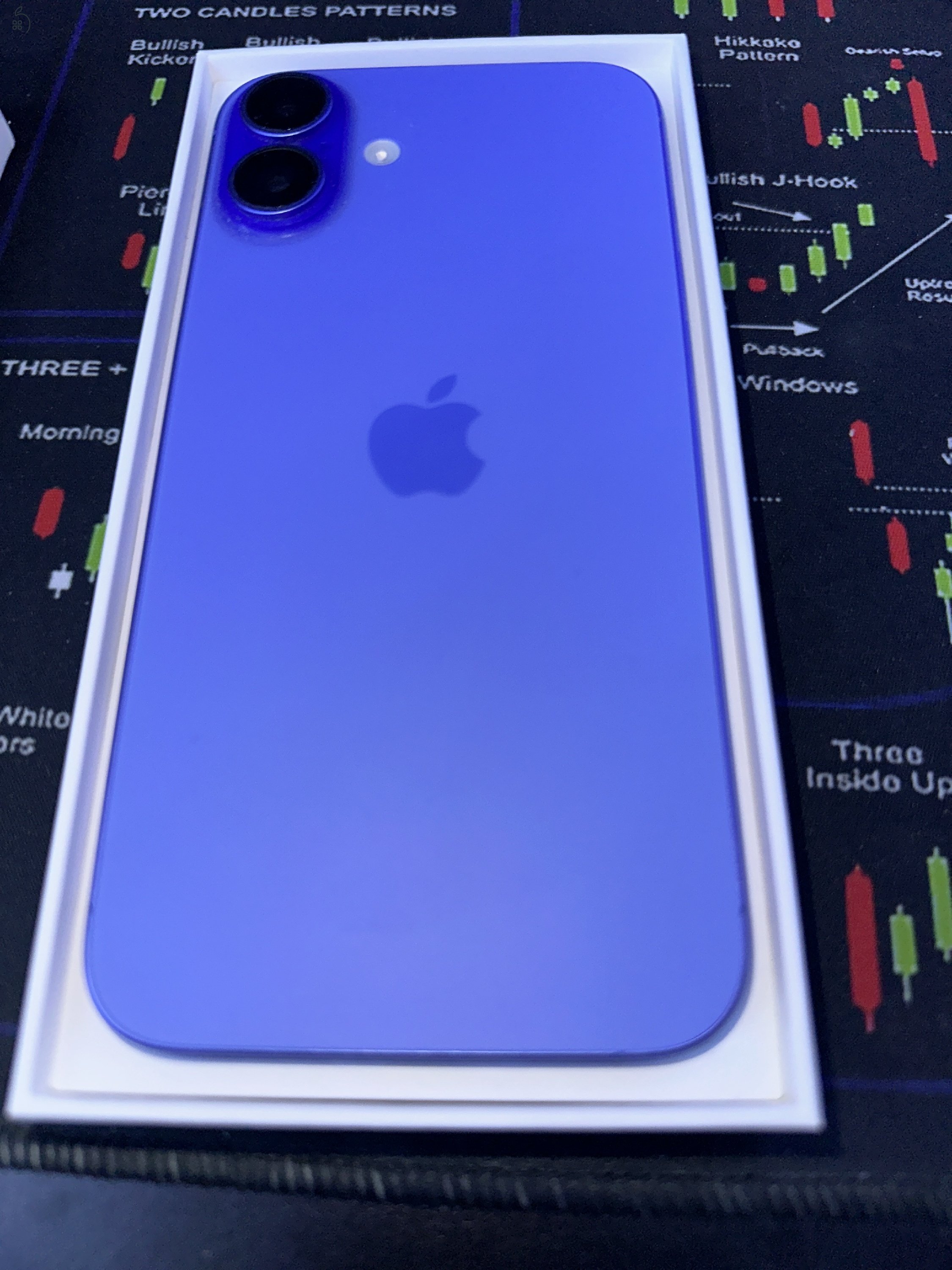 Iphone 16 plus 128GB, kártyafüggetlen, gyári garancia, hibátlan, karcmentes