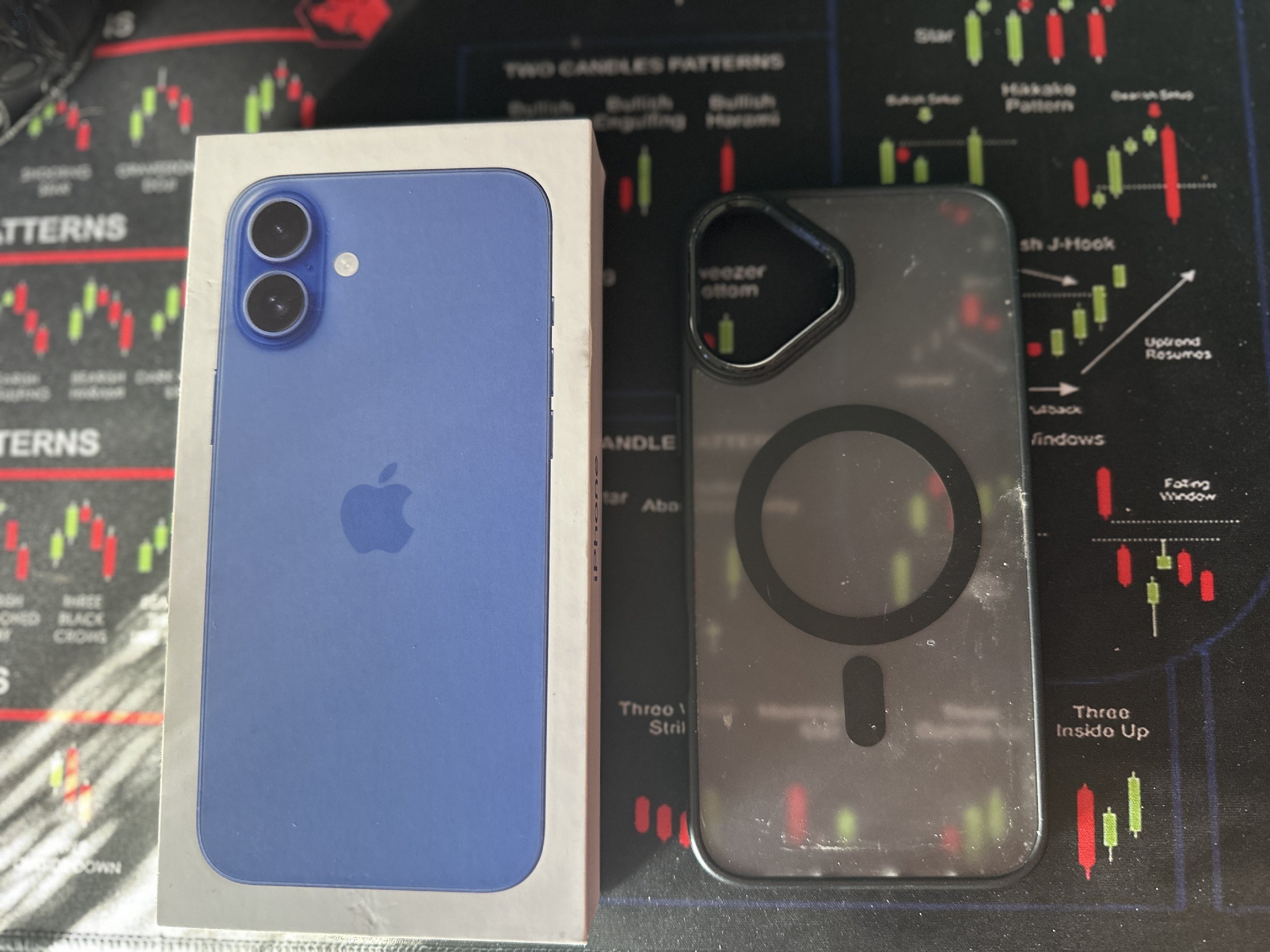 Iphone 16 plus 128GB, kártyafüggetlen, gyári garancia, hibátlan, karcmentes