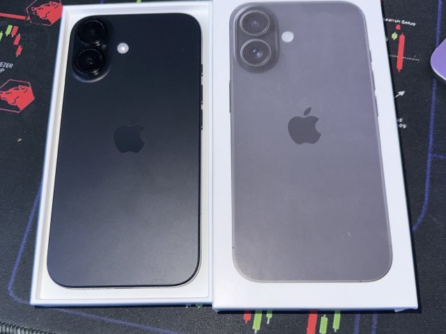 Apple Iphone 16 128GB fekete, kártyafüggetlen, hibátlan, karcmentes