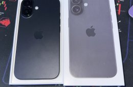 Apple Iphone 16 128GB fekete, kártyafüggetlen, hibátlan, karcmentes