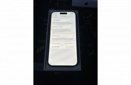 Apple Iphone 16 128GB fekete, kártyafüggetlen, hibátlan, karcmentes