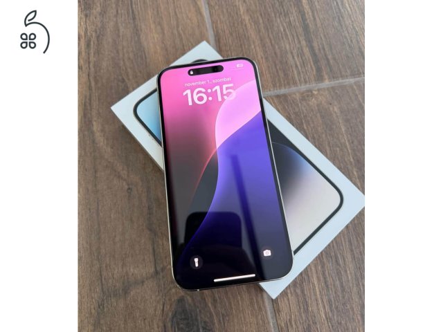 iPhone 14 Pro Max 128GB ezüst színű eladó!