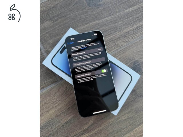 iPhone 14 Pro Max 128GB ezüst színű eladó!