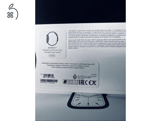 Apple Watch Series 7 - 45 mm Midnight Alu GPS