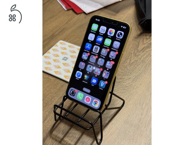IPhone 14 128gb, sárga, karc mentes
