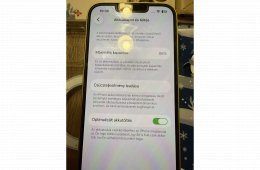 IPhone 14 128gb, sárga, karc mentes