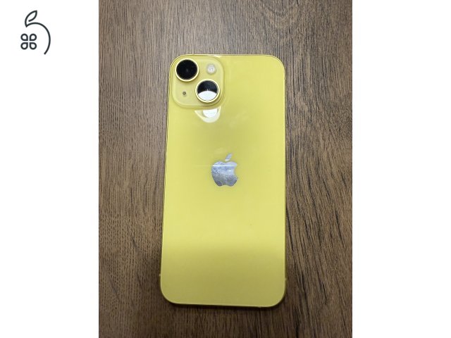 IPhone 14 128gb, sárga, karc mentes