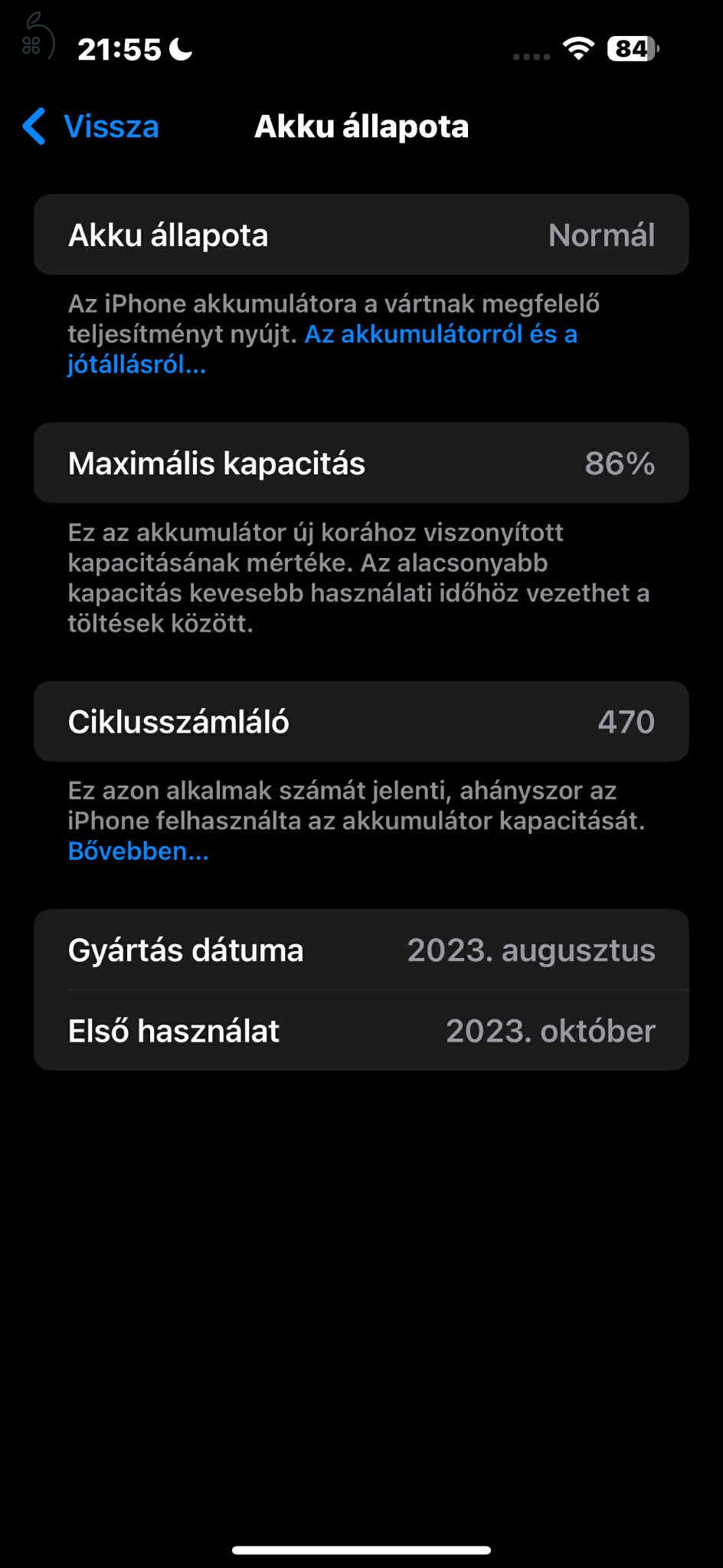iPhone 15 Plus 128Gb Kártyafüggetlen 