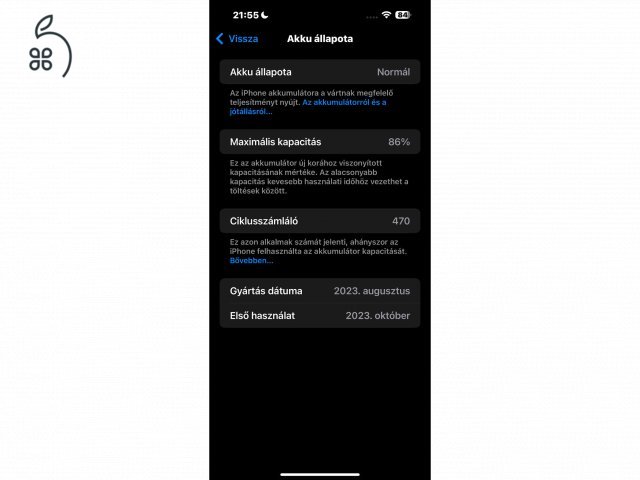 iPhone 15 Plus 128Gb Kártyafüggetlen 