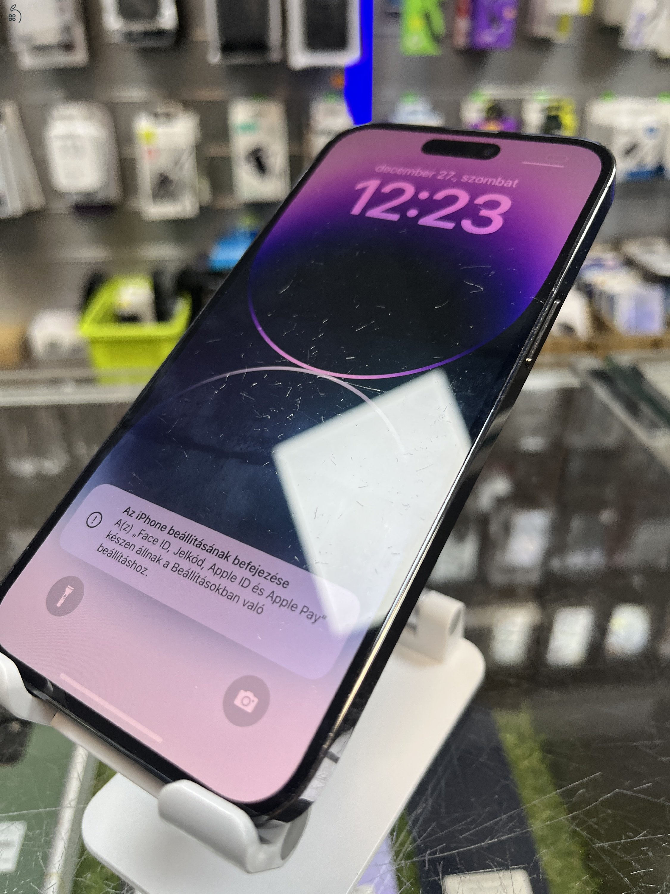 IPHONE 14 PRO MAX 256GB BÍBOR SZINBEN, GARANCIÁVAL, ÜZLETBŐL