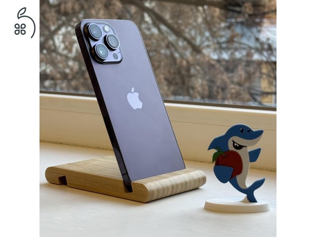 GYÖNYÖRŰ iPhone 14 Pro Max 128GB Deep Purple-1 ÉV GARANCIA - Kártyafüggetlen, MS3913
