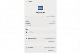 MacBook Air M1 (2020) – 8 GB RAM, 500 GB SSD – működés hibátlan, esztétikai sérülésekkel