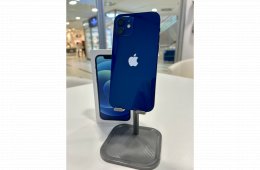 Újszerű iPhone 12 128GB Kék Új 100% Akku Független 3Hó Gar + Beszámítás