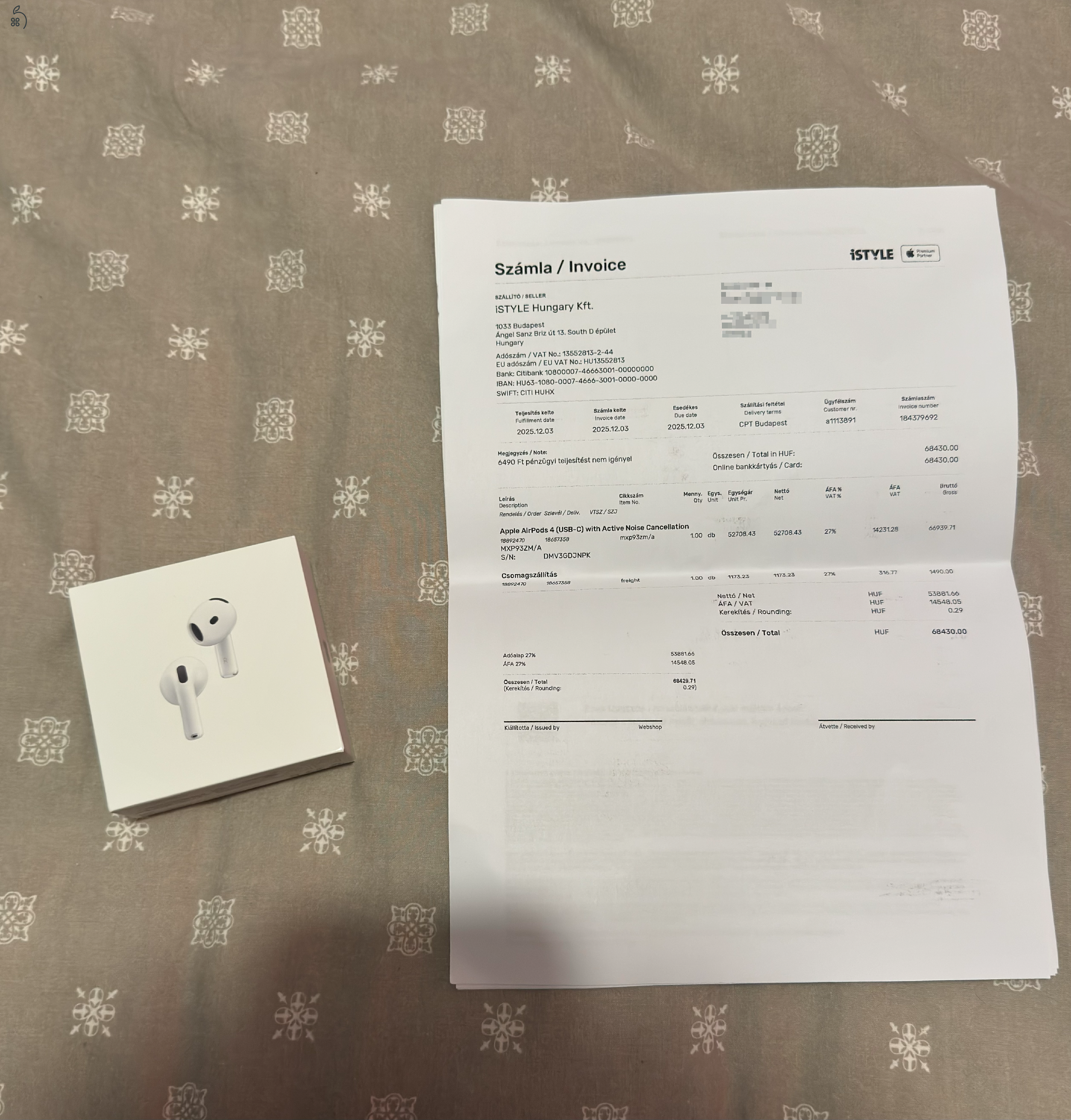 Airpods 4 ANC BONTATLAN