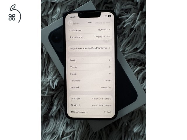 Iphone 13 mini, 128 Gb, független