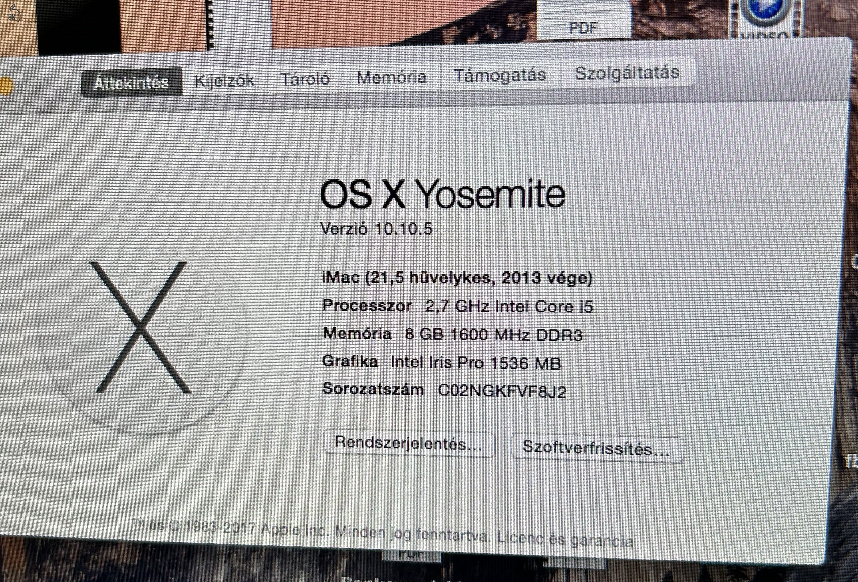 Megbízható 21,5 hüvelykes iMac (2013 vége)