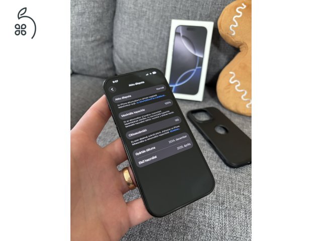 iPhone 16 Pro 128 GB hibátlan, garanciális