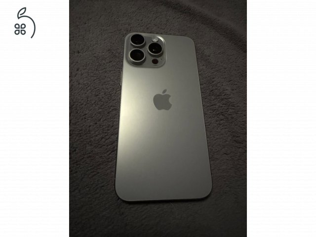 Eladó Iphone 15 Pro max natúr titán 256 Gb