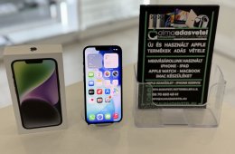 iPhone 14 128GB Vodafone Újszerű/1-3 hónap gar./Akku 86%/p4664