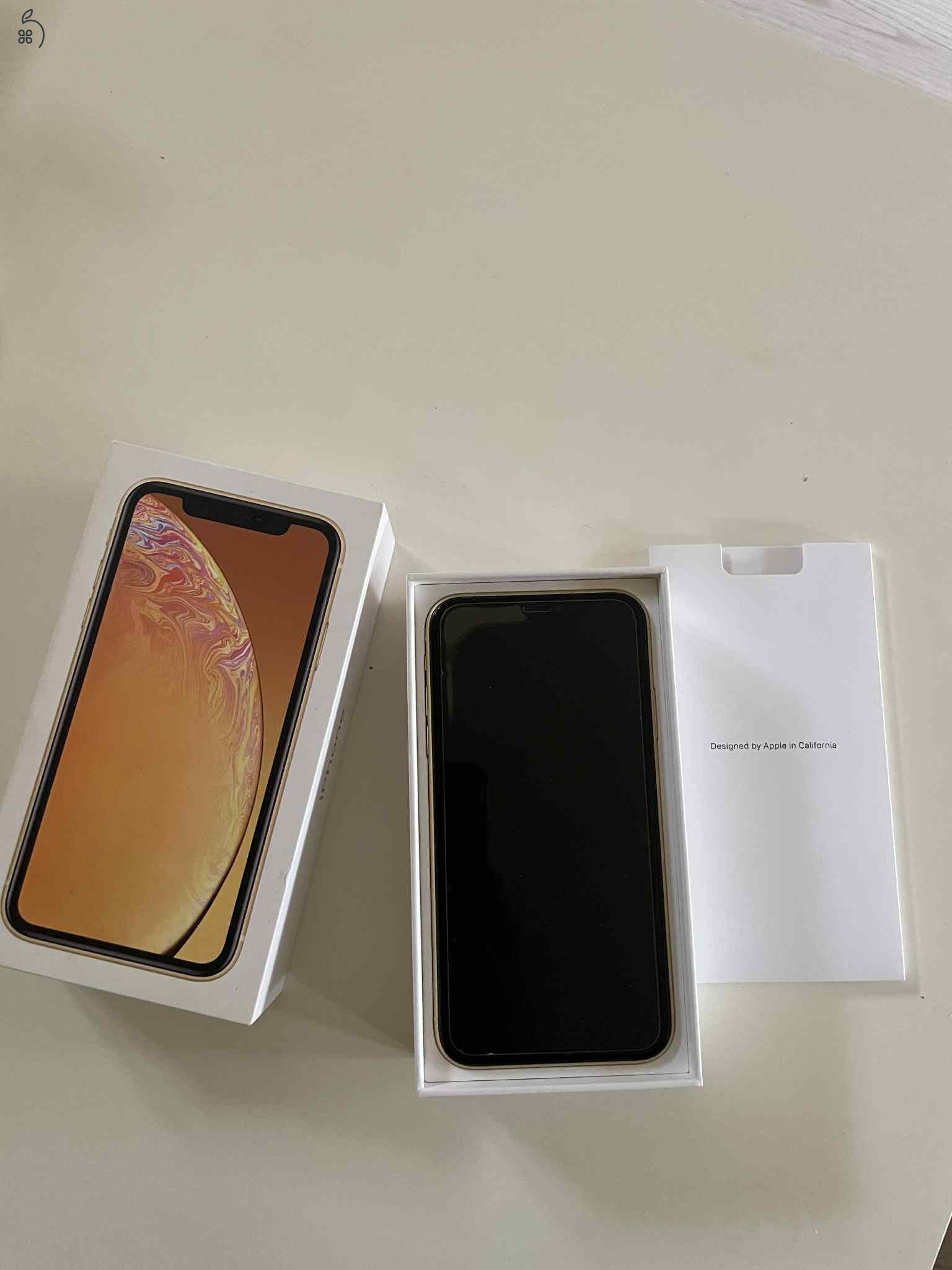 Nagyon szép iPhone XR 64gb sárga