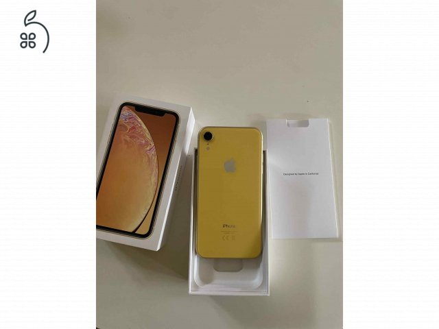 Nagyon szép iPhone XR 64gb sárga
