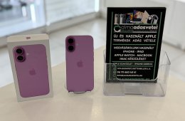 iPhone 16 128GB Független Karcmentes/2028.12.30.Gar./Akku 100%/p4665
