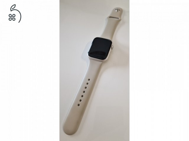 Eladó, használt, kitűnő állapotban lévő Apple Watch Series 7 GPS auminium 45 mm okosórám