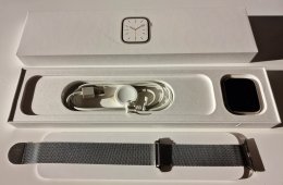 Eladó, használt, kitűnő állapotban lévő Apple Watch Series 7 GPS auminium 45 mm okosórám