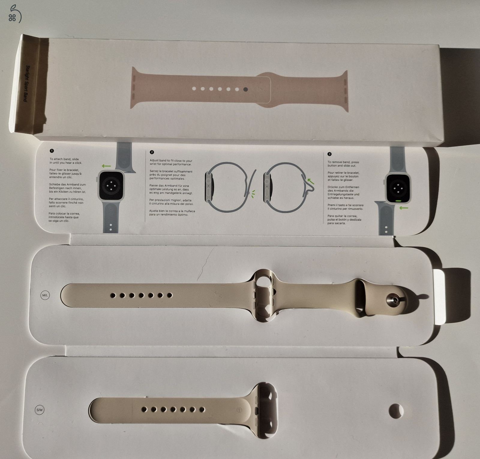 Eladó, használt, kitűnő állapotban lévő Apple Watch Series 7 GPS auminium 45 mm okosórám
