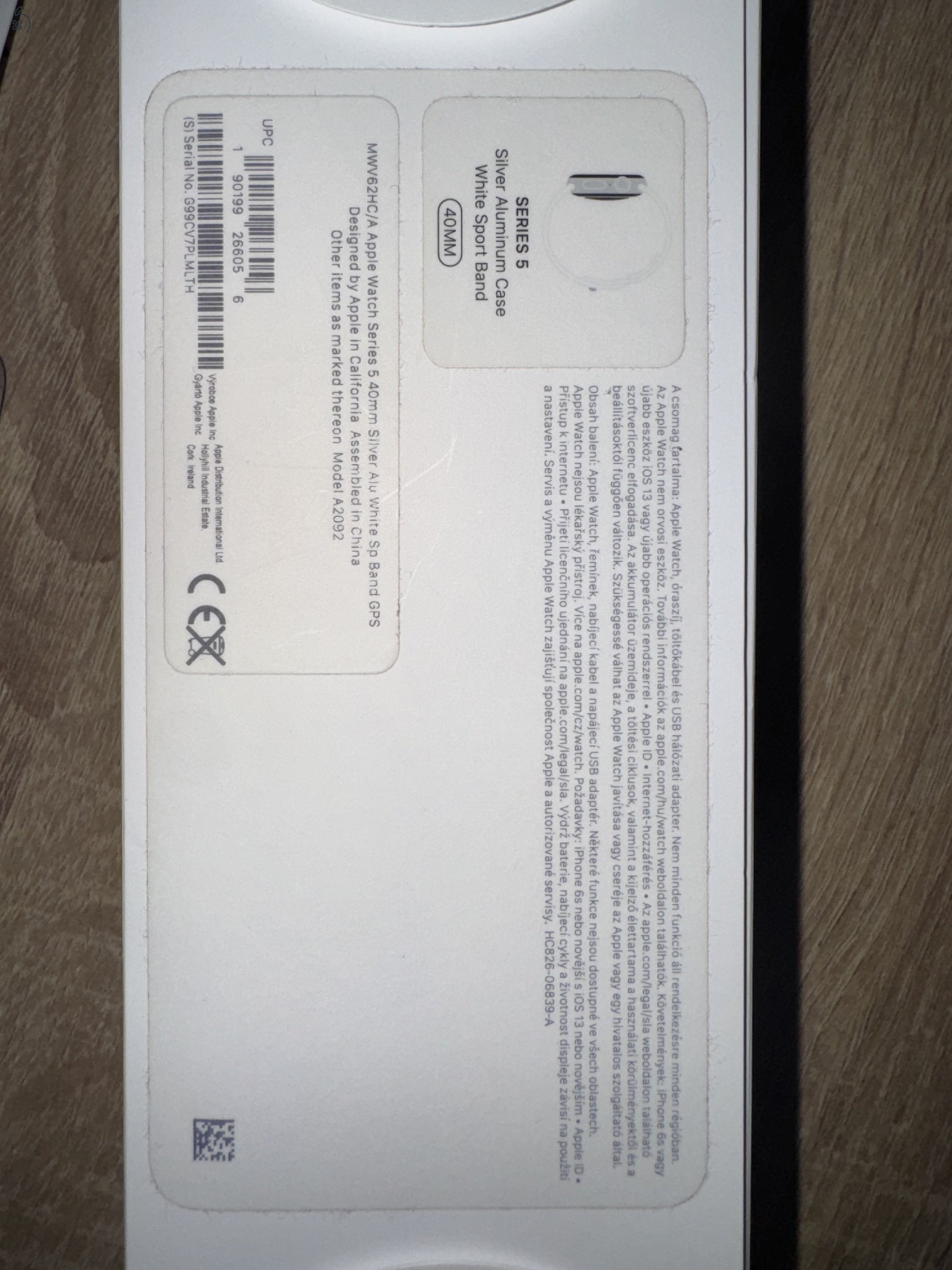 Eladó Apple watch silver 06206197010