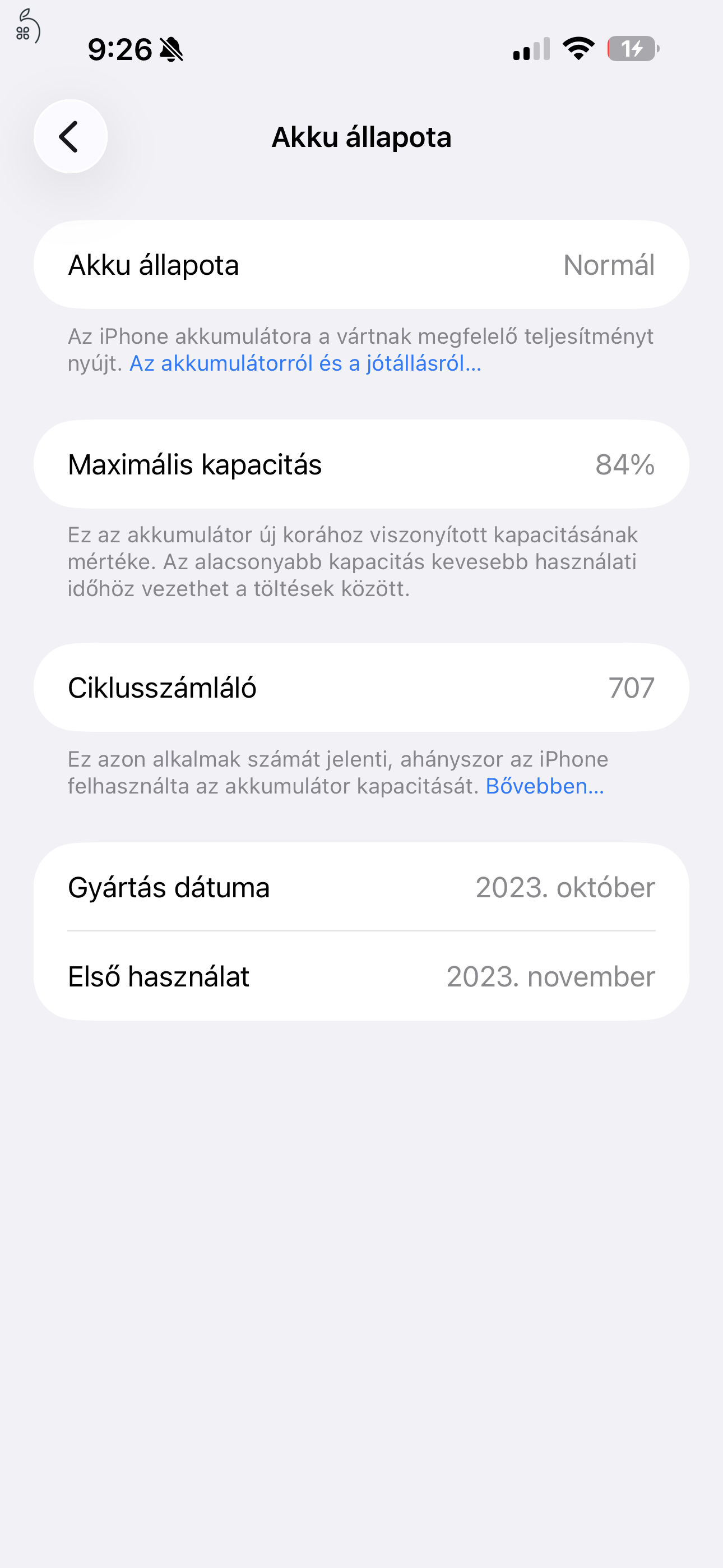 Iphone 15 Pro max 256GB karcmentes