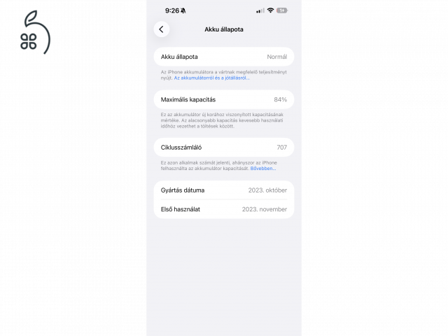 Iphone 15 Pro max 256GB karcmentes