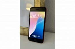 Újszerű iPhone SE 3 Red 64gb Független 84% akku