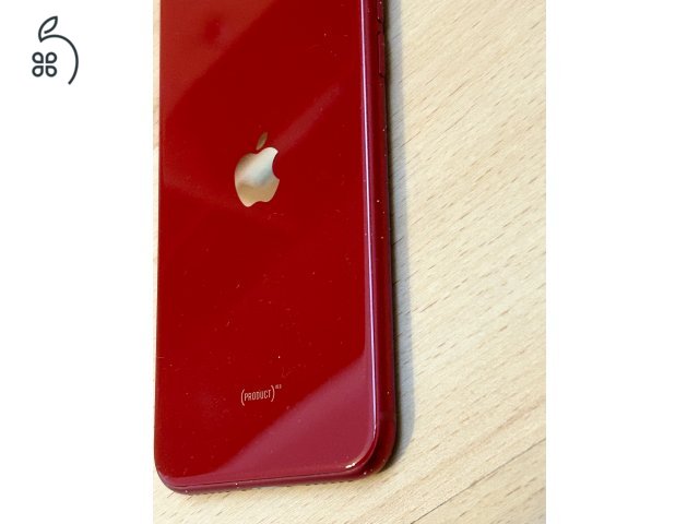 Újszerű iPhone SE 3 Red 64gb Független 84% akku