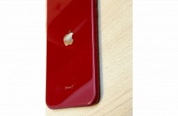 Újszerű iPhone SE 3 Red 64gb Független 84% akku