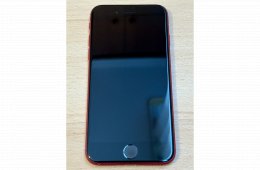 Újszerű iPhone SE 3 Red 64gb Független 84% akku