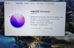 Apple MacBook Pro 13” (2016) – karcmentes, magyar billentyűzet, 8GB RAM